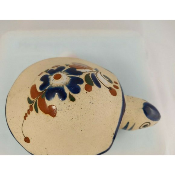 Vintage TONALA MEXICO Pottery FOLK ART Tortoise / Turtle Hand Painted - Picture 2 of 8